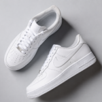 Nike Air Force sneakers on a clean background - shoes buying guide